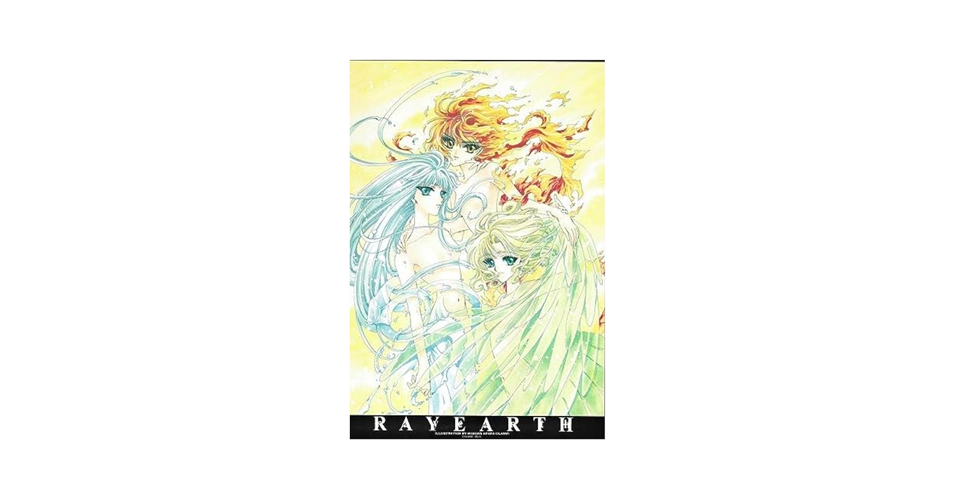 ポスター 魔法騎士レイアース OVA　獅堂光＆龍咲海＆鳳凰寺風 販売開始]『魔法騎士レイアース』「獅堂光」「龍咲海」「鳳凰寺